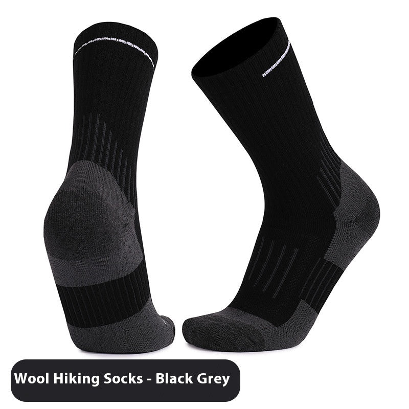 Unisex Wool Knee-High Sports Socks – Warm, Breathable & Anti-Slip Skiing Socks