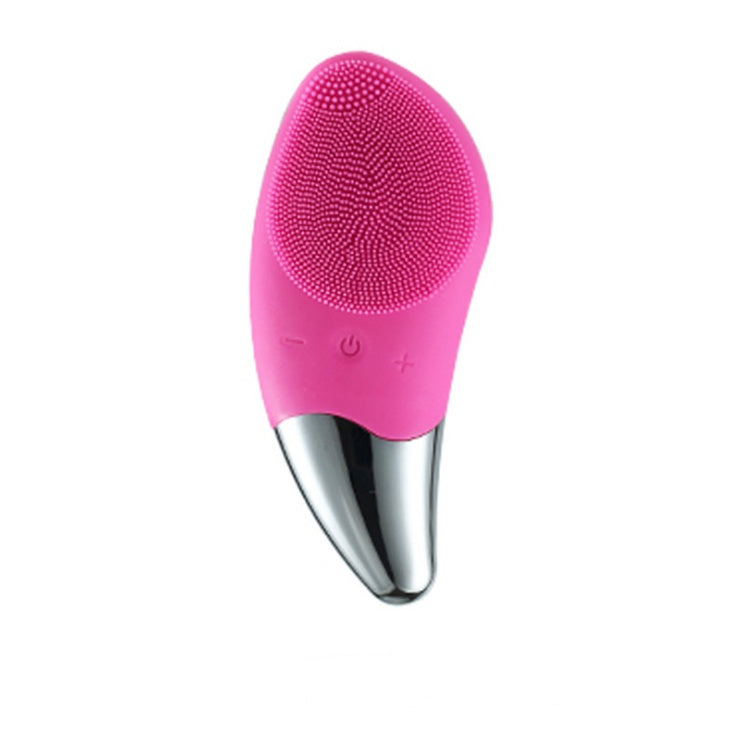 Rechargeable Silicone Facial Cleansing Brush – Ultrasonic Vibration Beauty Device