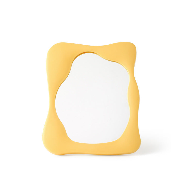 Simple Special-Shaped Cosmetic Mirror – Desktop Makeup Mirror for Living Room, Bedroom & Bathroom