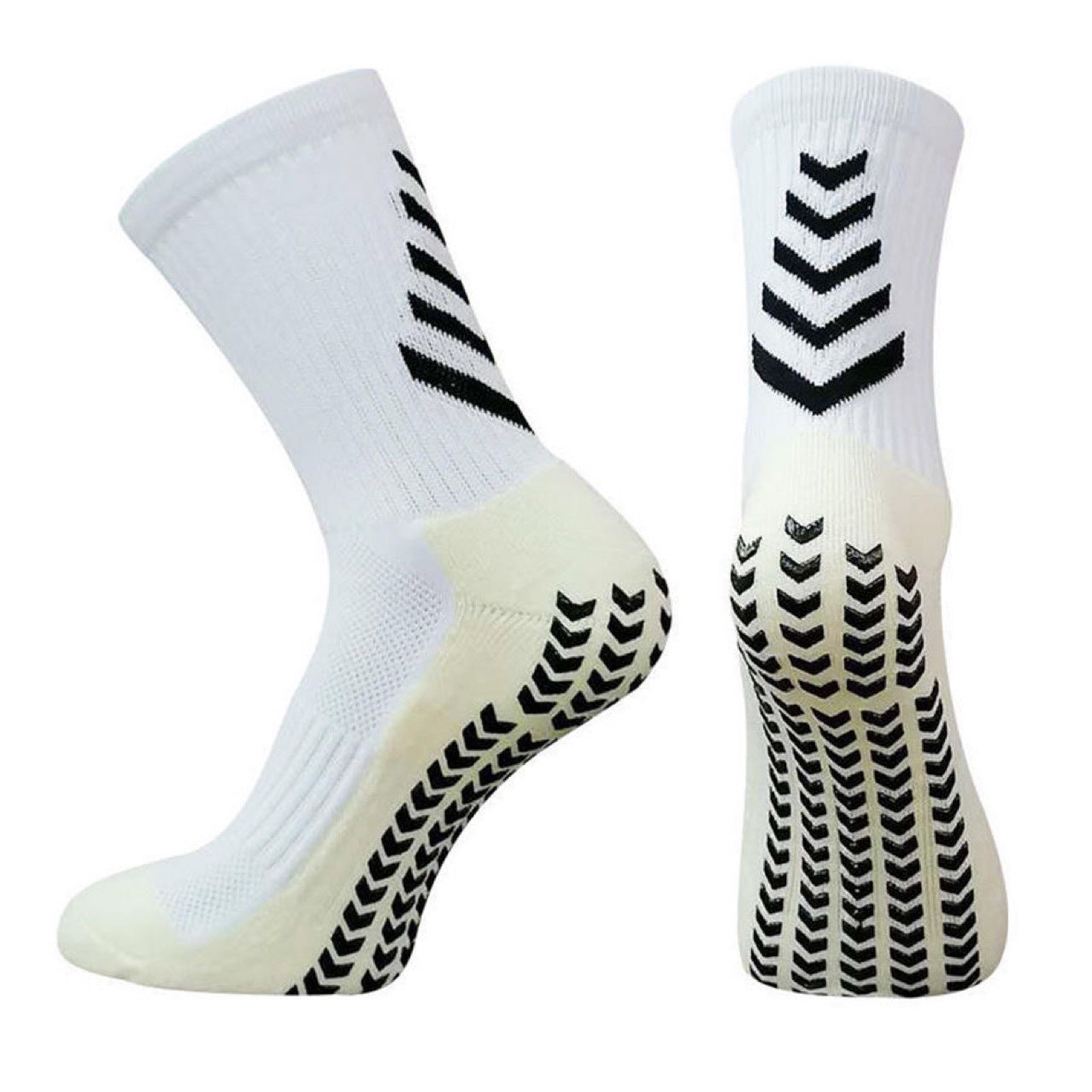 Men’s Mid-Calf Athletic Socks – Non-Slip Silicone Thickened Sports Running Socks