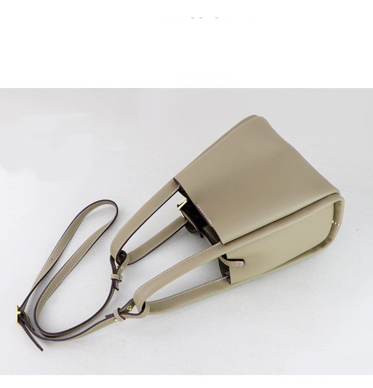 DIY Handmade Leather Bag Kit – Genuine Cowhide Hand Sewing Crossbody & Shoulder Bag