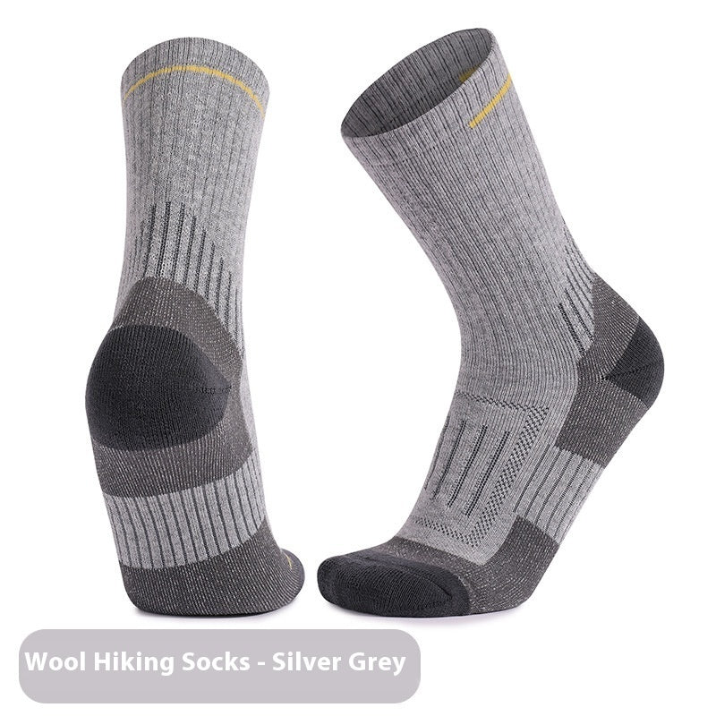 Unisex Wool Knee-High Sports Socks – Warm, Breathable & Anti-Slip Skiing Socks