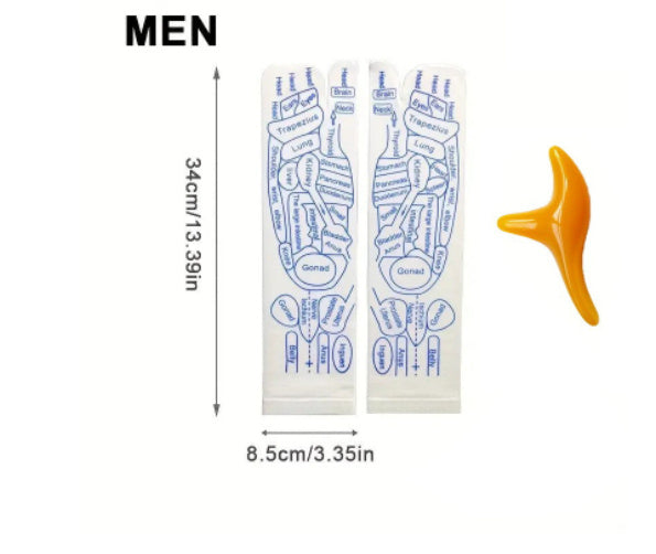 Acupressure Reflexology Socks – Massage Foot Therapy Socks for Pain Relief & Relaxation