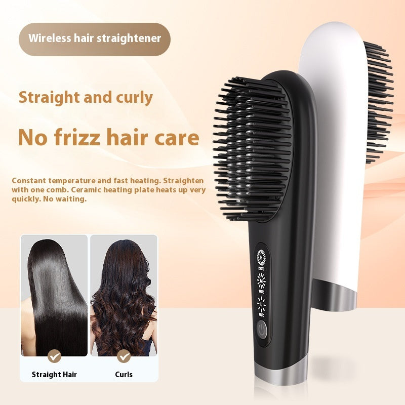 Electric Wireless Anion Portable Hair Straightener – USB Rechargeable 40W