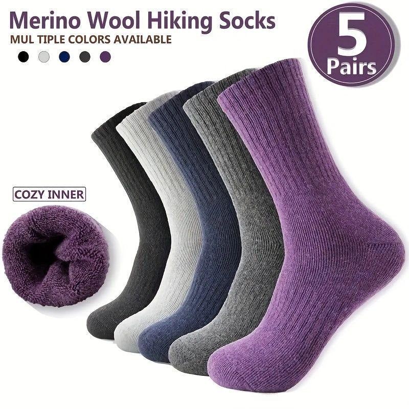 Cold-Proof Warm Wool Socks – Unisex Thickened Cashmere Tube Socks for Winter