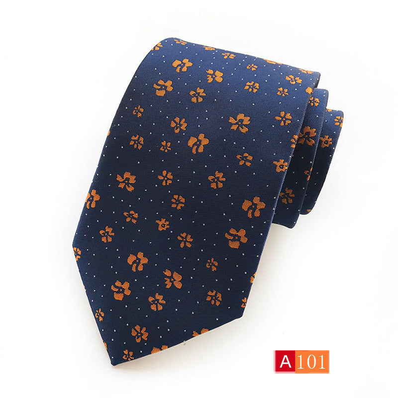 Men’s Polyester Jacquard Bow Tie – Casual & Formal Flower Pattern Arrow Style
