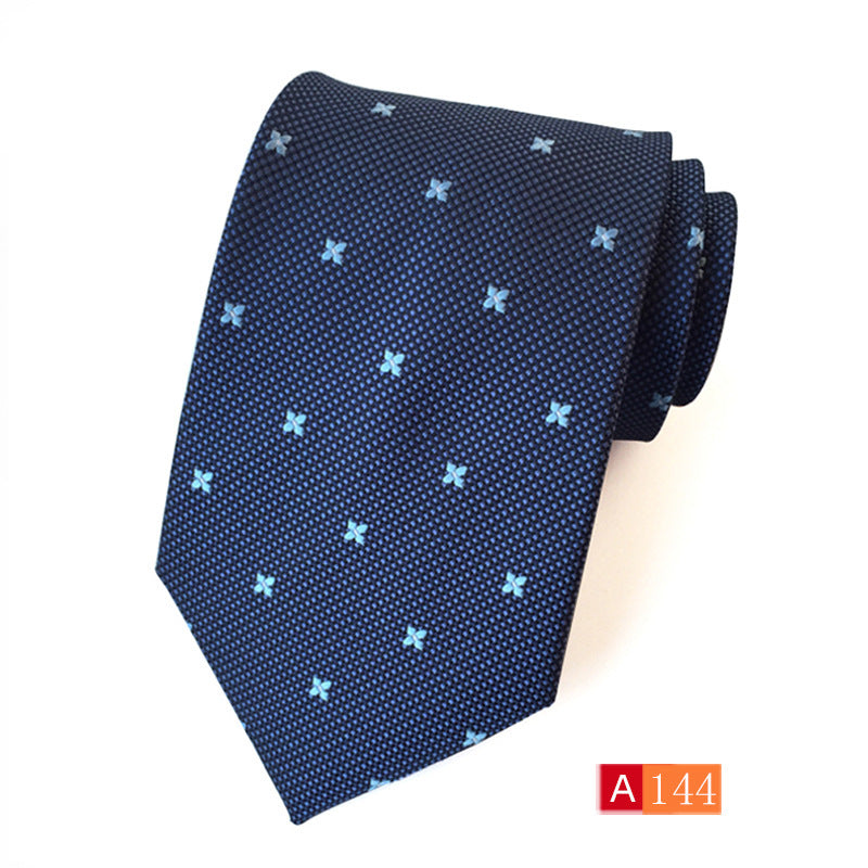 Men’s Polyester Jacquard Bow Tie – Casual & Formal Flower Pattern Arrow Style