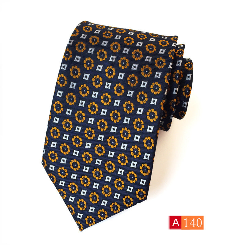 Men’s Polyester Jacquard Bow Tie – Casual & Formal Flower Pattern Arrow Style
