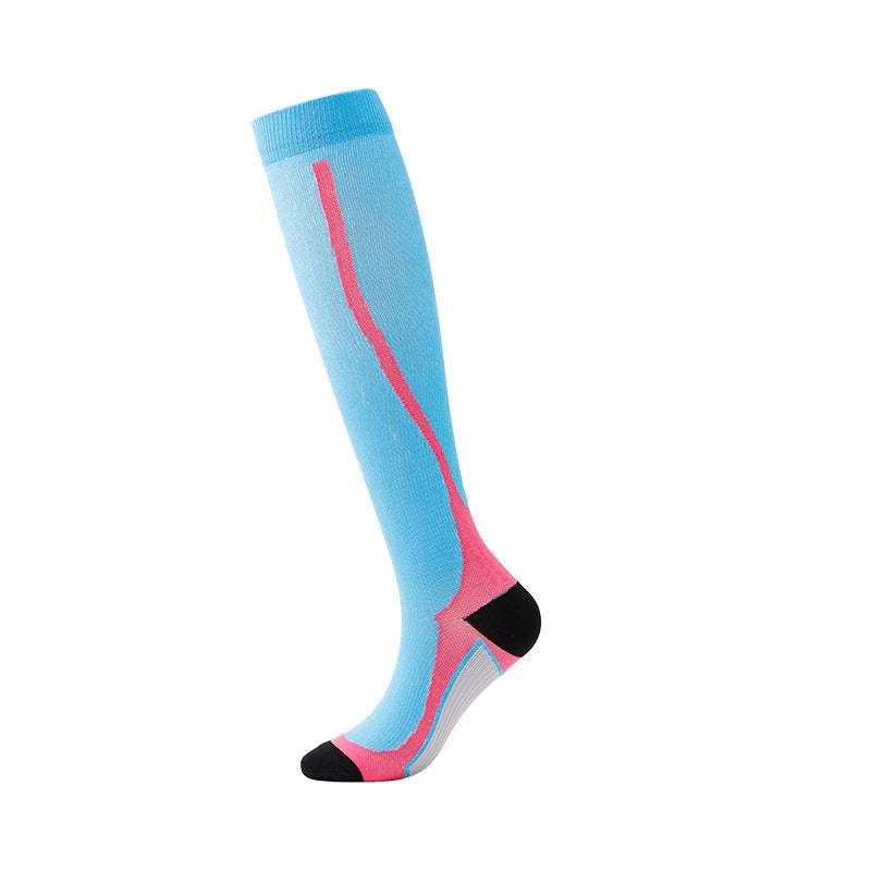 Men & Women Sports Compression Socks – High-Cylinder Riding & Leisure Support Stockings