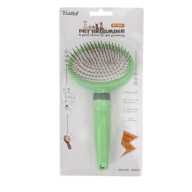 Pet Needle Comb Cat Hair Removal Brush – Grooming Tool for Dogs & Cats