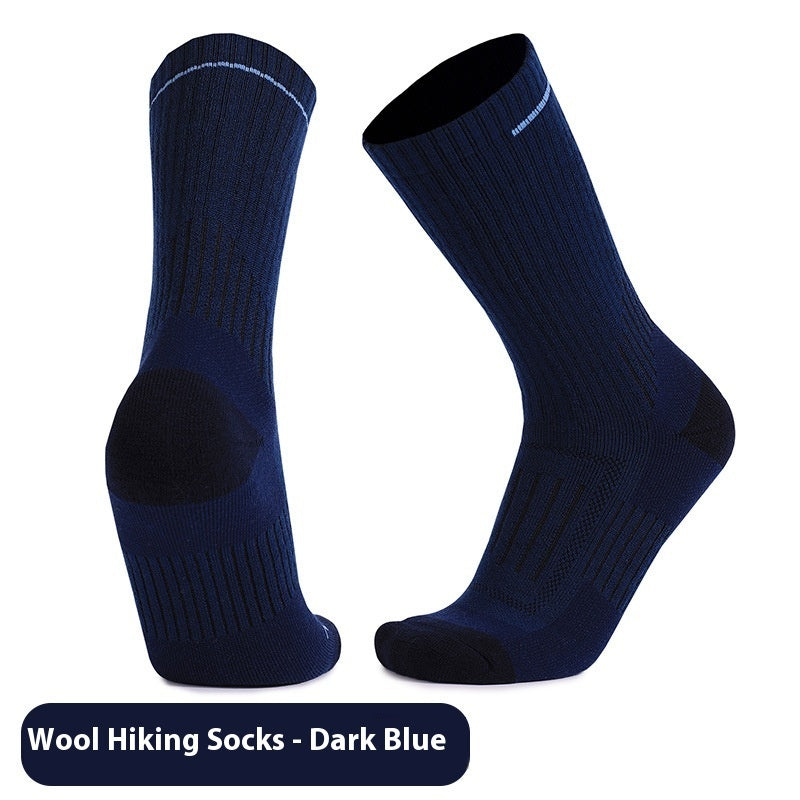 Unisex Wool Knee-High Sports Socks – Warm, Breathable & Anti-Slip Skiing Socks