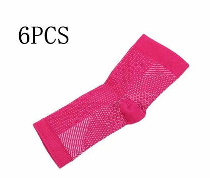 Men & Women Compression Ankle Support Socks – Anti-Fatigue Foot Sleeve for Pain Relief & Sports