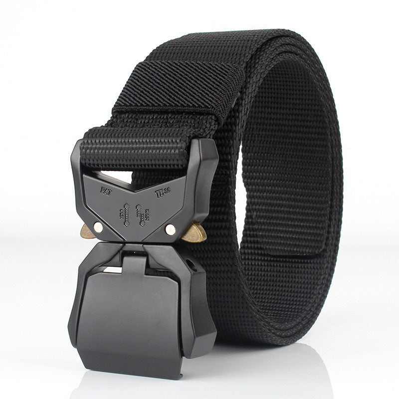 Tactical Nylon Belt – Military Training Outdoor Sports Belt with Quick Release Buckle