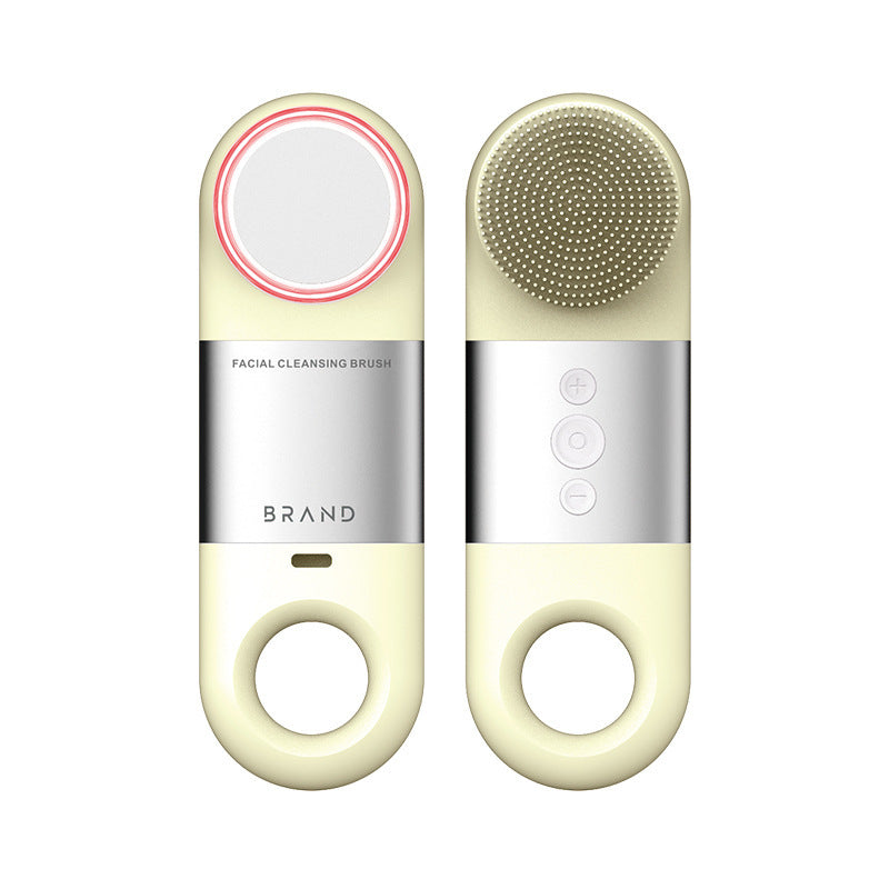 Silicone Ultrasonic Facial Cleaner – Portable Rechargeable Pore Cleaner & Skin Massager