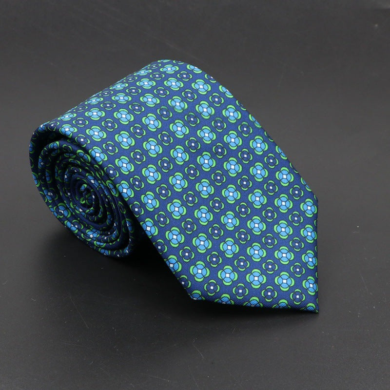 Super Soft Bohemian Silk Tie – Men’s Fashion 75mm Necktie