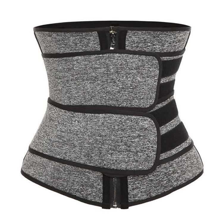Tummy Sweat Shapewear Bodysuit for Women – Waist Trainer Slimming Corset with 2-3 Belts