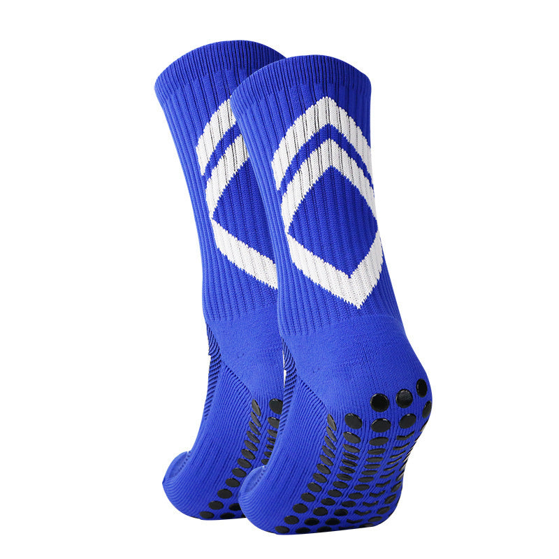 Non-Slip Football Socks – Thickened Shock-Absorbing Mid-Calf Sports Socks for Men
