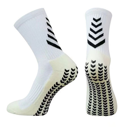 Men’s Mid-Calf Athletic Socks – Non-Slip Silicone Thickened Sports Running Socks