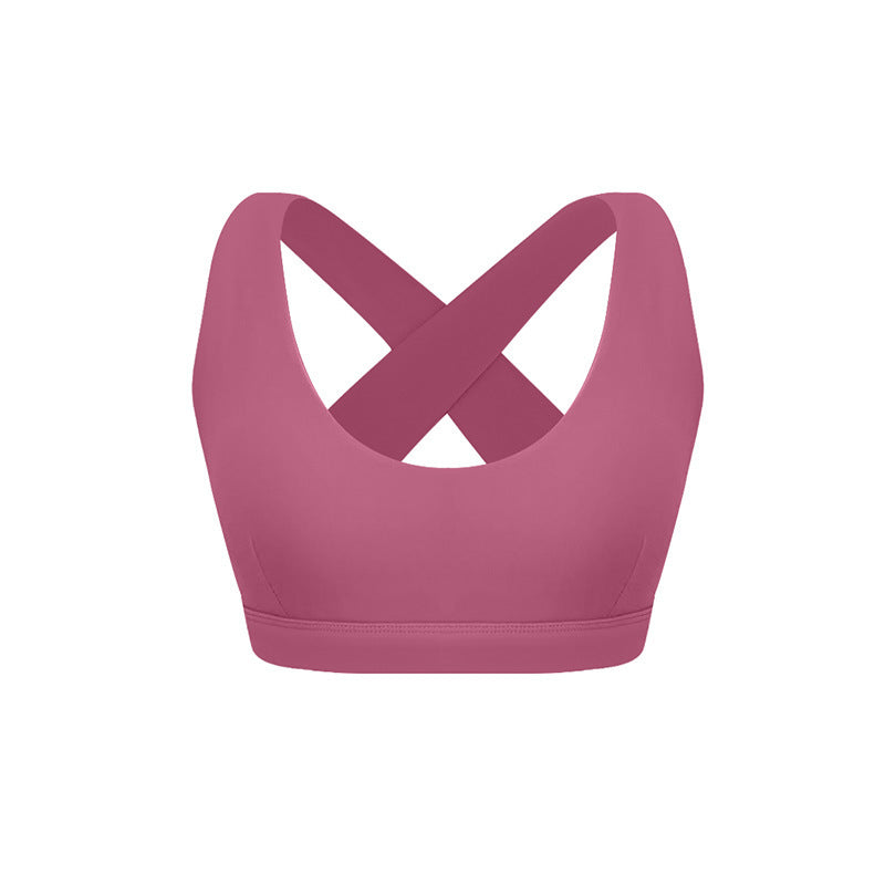 X-Type Hollow-Out Beauty Back Sports Bra – High Elastic Sexy Backless Workout Vest