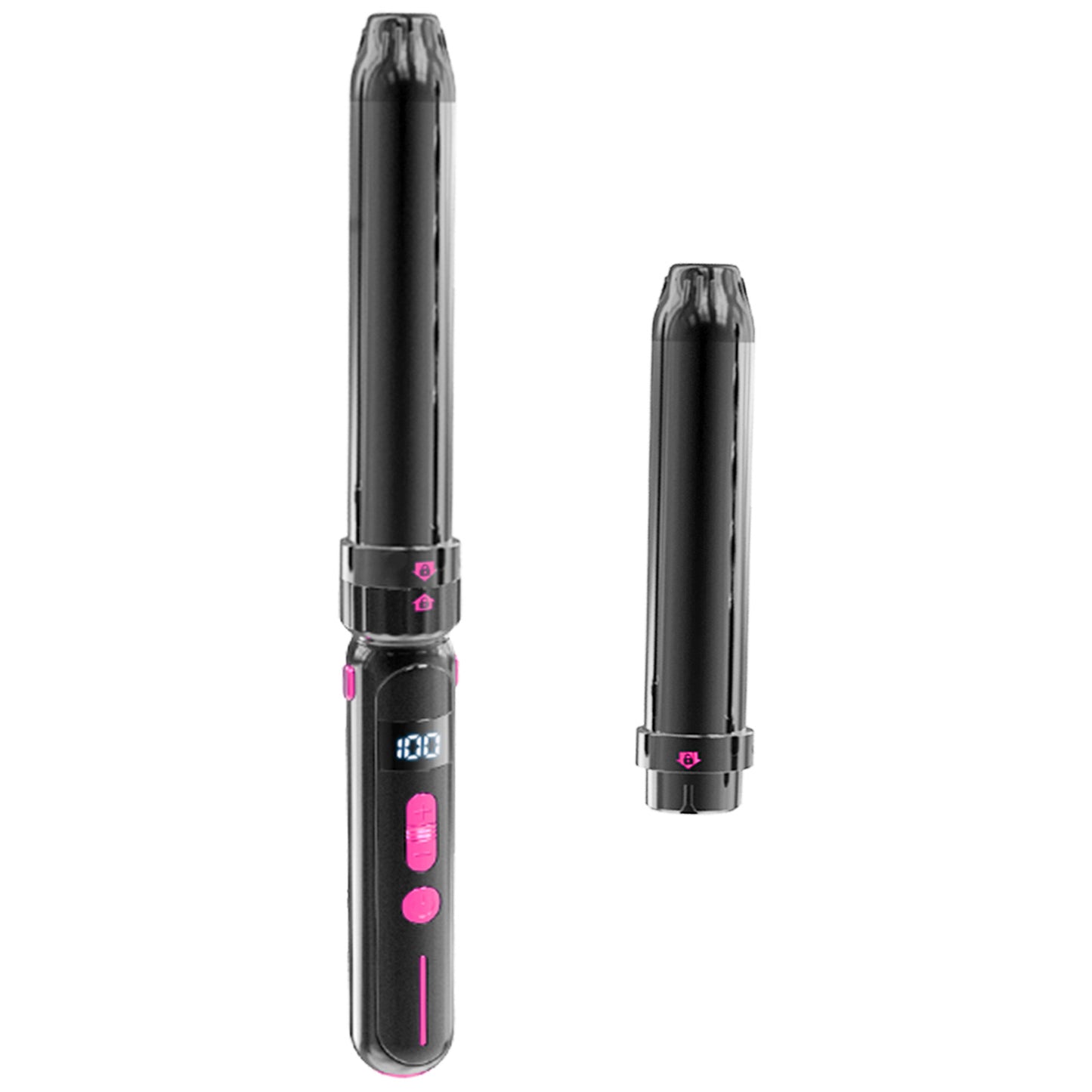 Ceramic Curling Iron & Hair Straightener – Dual-Use Curler Stick with Anti-Scald Design