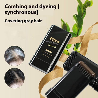 Temporary Hair Dye Stick – Instant Hairline Concealer & Root Touch Up Powder
