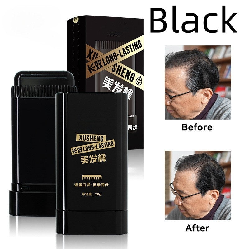 Temporary Hair Dye Stick – Instant Hairline Concealer & Root Touch Up Powder