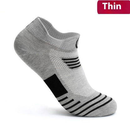 Men’s Running & Basketball Socks – Thick Towel Bottom Sweat-Absorbing Sports Stockings