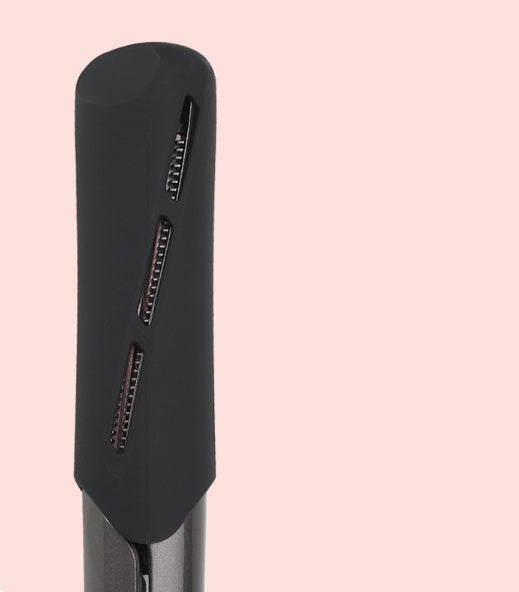 2-in-1 Professional Hair Straightener & Crimper – Wet/Dry Curling & Straightening Comb