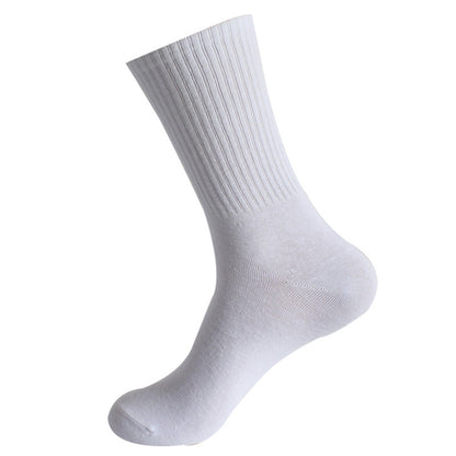 High Elastic Calf Socks – Cotton Mid-Calf Sweat Absorbing Winter Socks