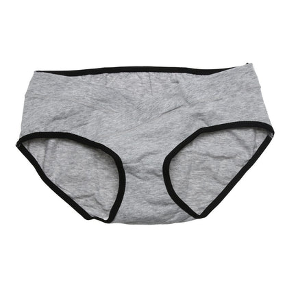 Soft Cotton Maternity Belly Support Panties – Breathable Low-Waist V-Shaped Pregnancy Underwear