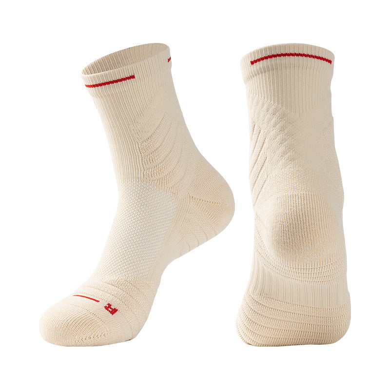 High-Top Running Sports Stockings – Compression Thigh-High & Short Tube Socks for Men & Women