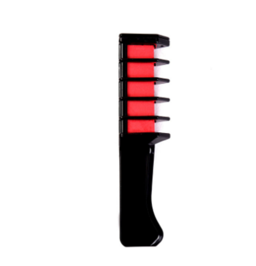 Mini Disposable Hair Color Chalk Comb – Temporary Crayon Dye with Brush for Parties & Cosplay