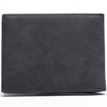 Fashion Men’s Wallet – Slim PU Leather Money Clip Wallet with Coin Pocket, Zipper & Card Holder