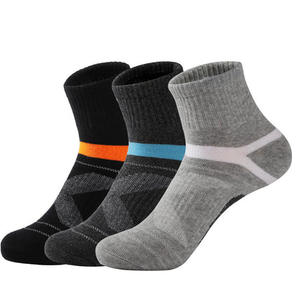 Men’s Sports Basketball Socks – Cushioned Cotton Athletic Performance Socks