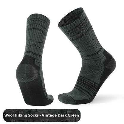 Unisex Wool Knee-High Sports Socks – Warm, Breathable & Anti-Slip Skiing Socks