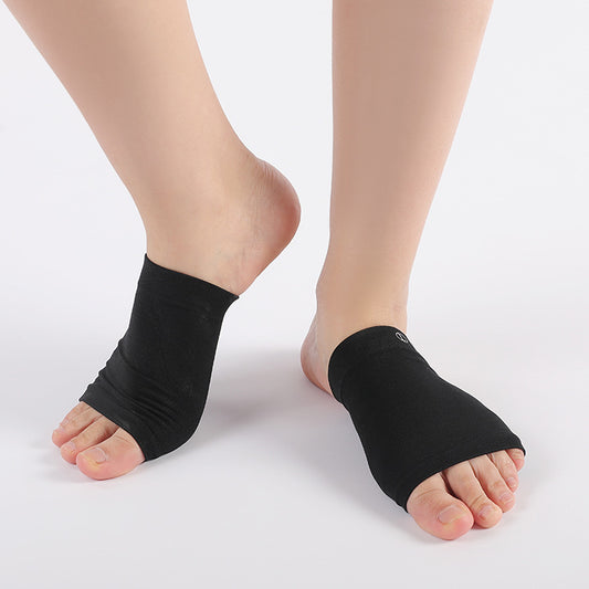 Elastic Fabric Arch Support Socks – Shock Absorbing Foot Care Bandage Pads
