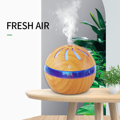 Windmill Humidifier & Aroma Diffuser – Large Capacity USB Household Air Freshener