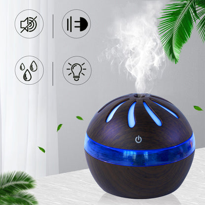 Windmill Humidifier & Aroma Diffuser – Large Capacity USB Household Air Freshener