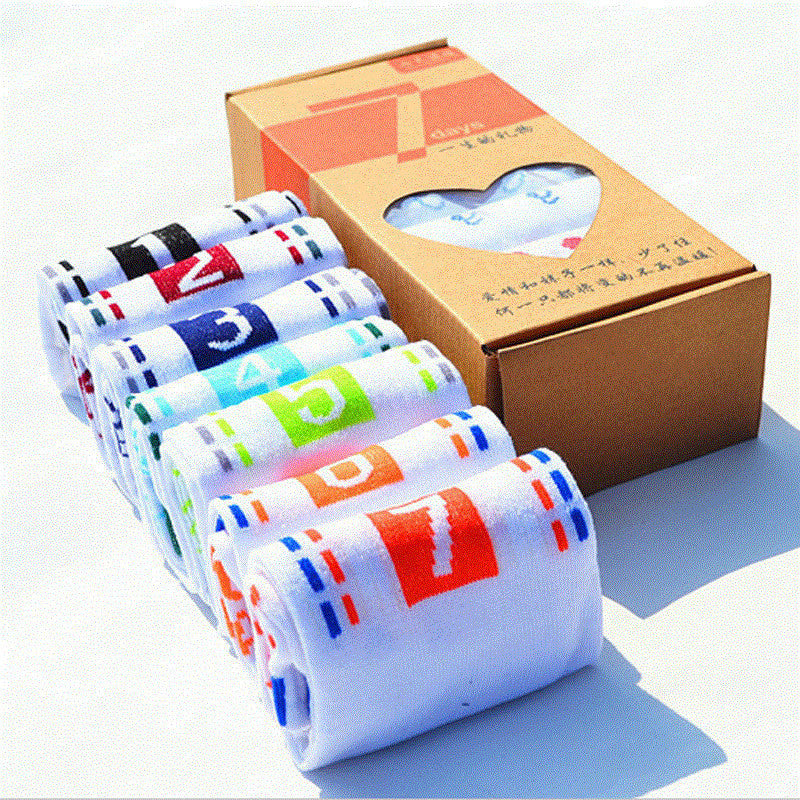 PolyCotton Star Socks – Ultra-Thin Mid-Tube Men’s Sports Socks (Spring, 7 Days Style)