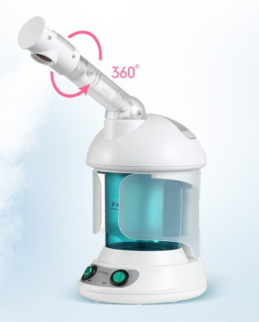 Portable Ozone Facial Steamer – Herbal Aroma Face Spa Device for Deep Hydration & Skin Care