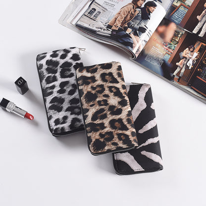 Fashion Long Zipper Women’s Wallet – PU Leather Korean Style Clutch Purse