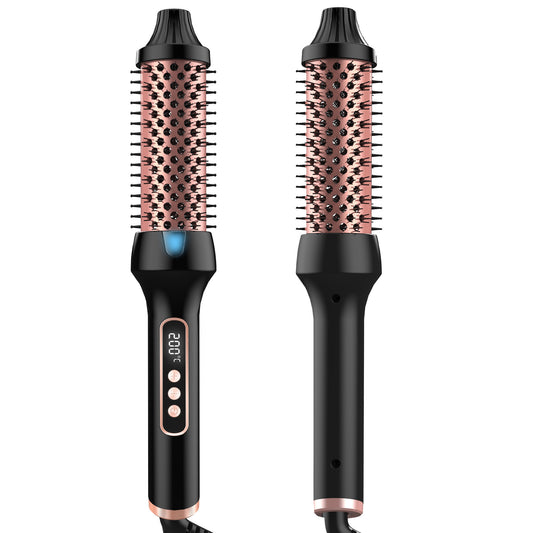 Anion Roller Comb Hair Straightener & Curler – Dual PTC Heater, 9-Speed Temperature Control