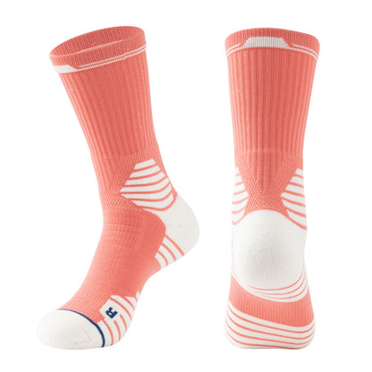 High-Top Running Sports Stockings – Compression Thigh-High & Short Tube Socks for Men & Women