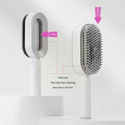 Women’s 3D Self-Cleaning Hair Growth Comb – Scalp Massage Anti-Hair Loss Brush for Healthy Shine
