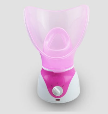 Ion Hot Spray Facial Steamer – Home Steam Beauty Instrument with LED & Moisturizing Care
