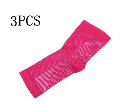 Men & Women Compression Ankle Support Socks – Anti-Fatigue Foot Sleeve for Pain Relief & Sports