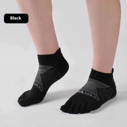 Men’s Sports Marathon Toe Socks – CoolMax Quick-Dry Breathable Running Socks