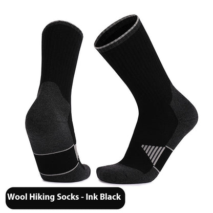 Unisex Wool Knee-High Sports Socks – Warm, Breathable & Anti-Slip Skiing Socks
