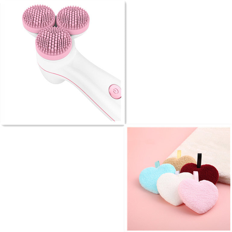 3D Smart Electric Facial Cleanser – Silicone Massage & Deep Pore Cleaning Device