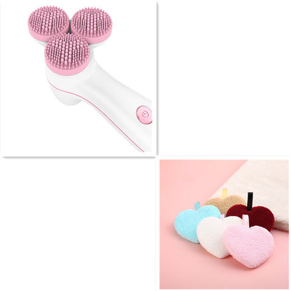 3D Smart Electric Facial Cleanser – Silicone Massage & Deep Pore Cleaning Device